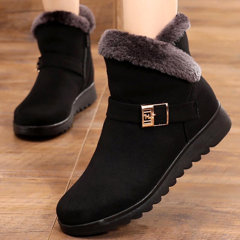 Comfort Winter Snow Boots Zipper