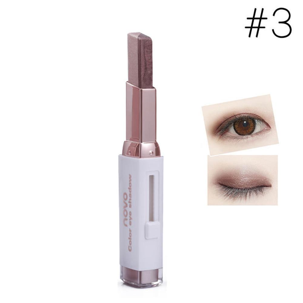 Two-color eye shadow stick