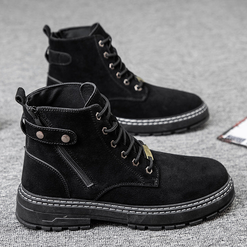 zipper casual Martin boots