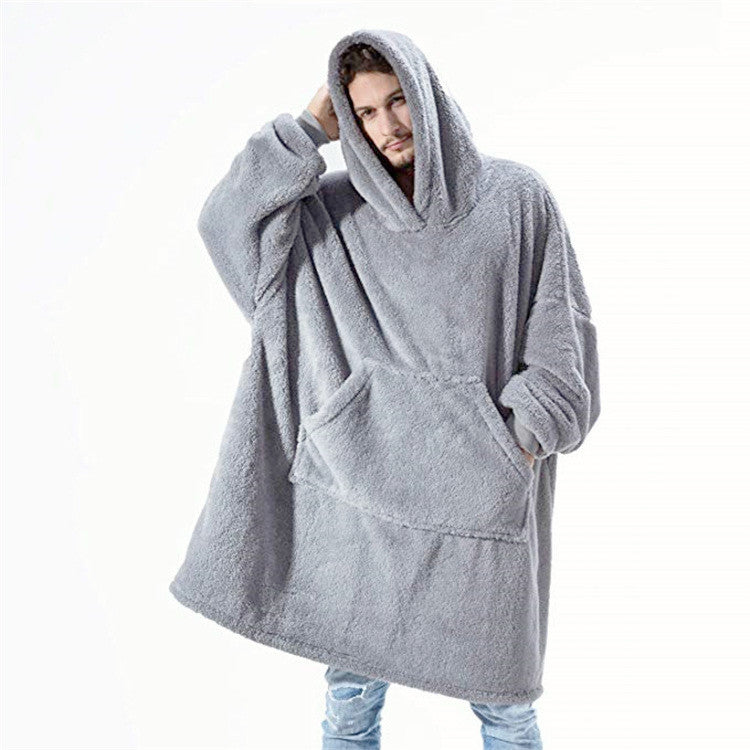 Hoodie Sweatshirt With Blanket