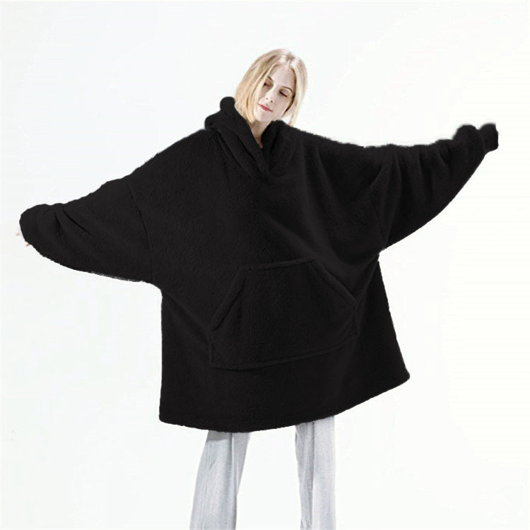 Hoodie Sweatshirt With Blanket