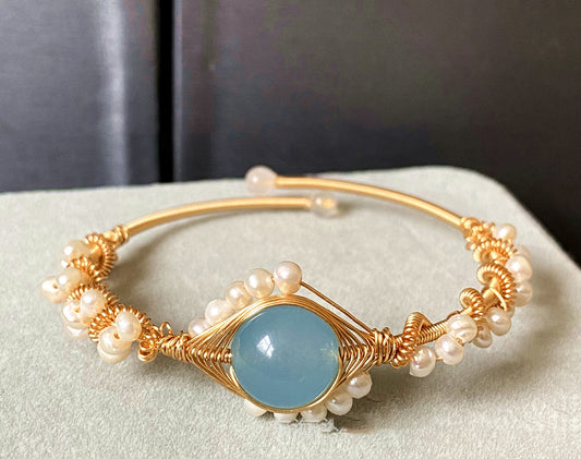 Natural White Pearl Bracelet