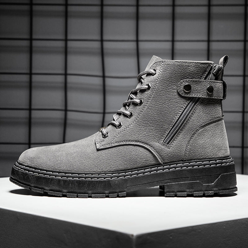 zipper casual Martin boots