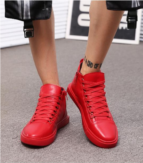 MEN RED SNEAKERS