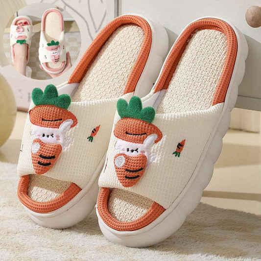 Cute Carrot Rabbit slippers