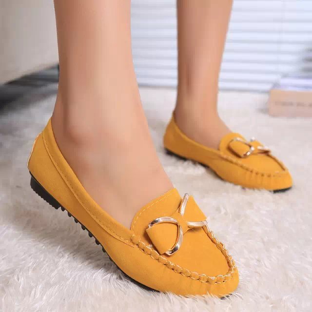 Flat shoes bowknot women's shoes