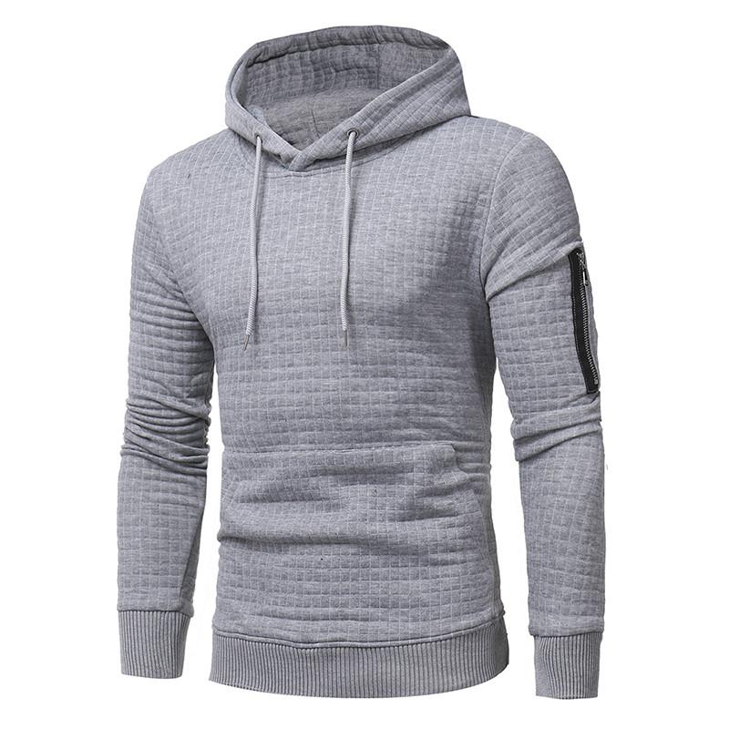 Men Sweatshirt Hoodie Zipper