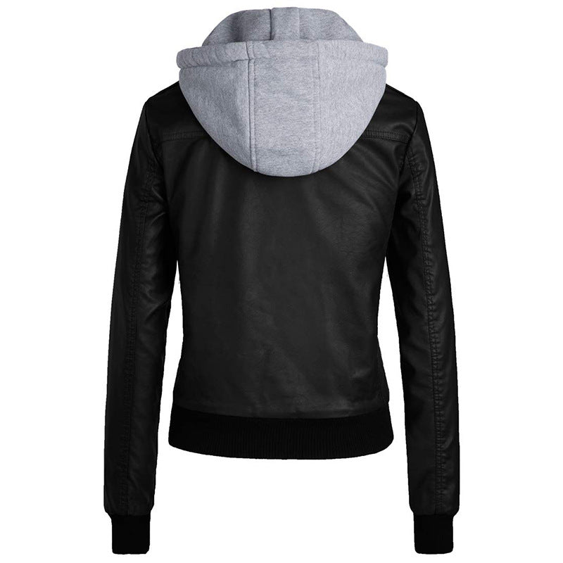 Leather jacket for women