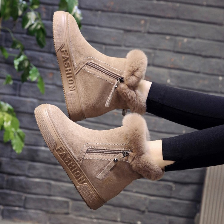 Leather Boots Women Shoes Non-Slip.