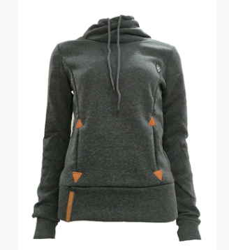 long-sleeved hooded sweater women