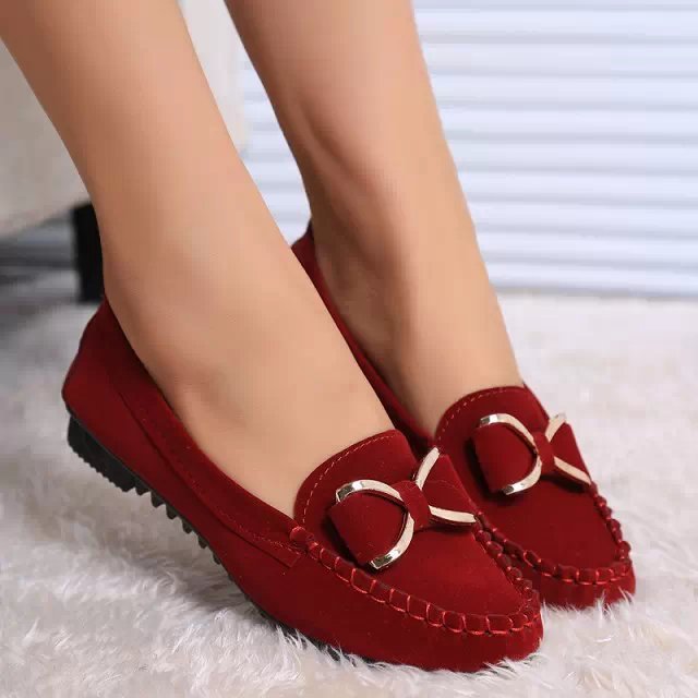 Flat shoes bowknot women's shoes