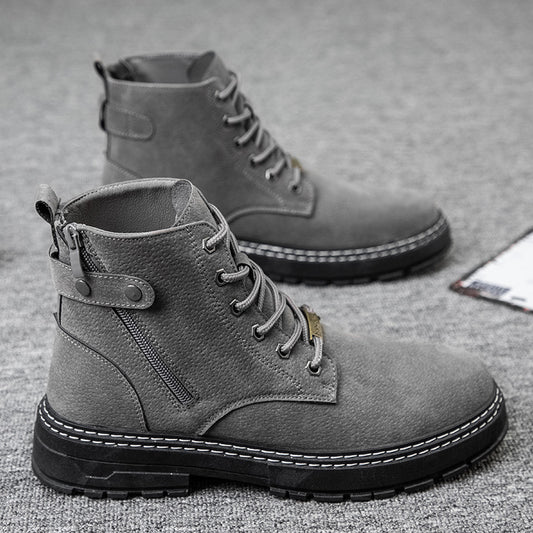 zipper casual Martin boots