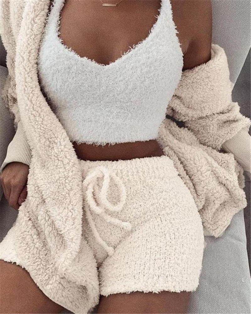 Cute Long Sleeve Crop Tank Top