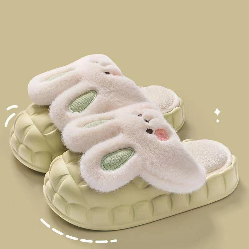 Rabbit Winter Fuzzy Slippers