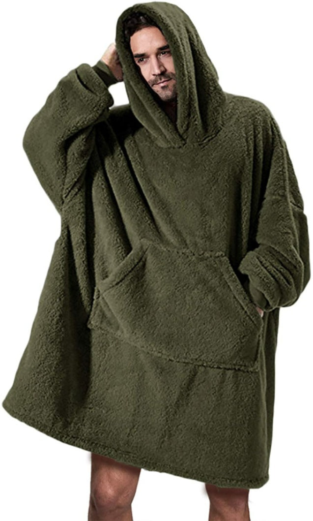 Hoodie Sweatshirt With Blanket