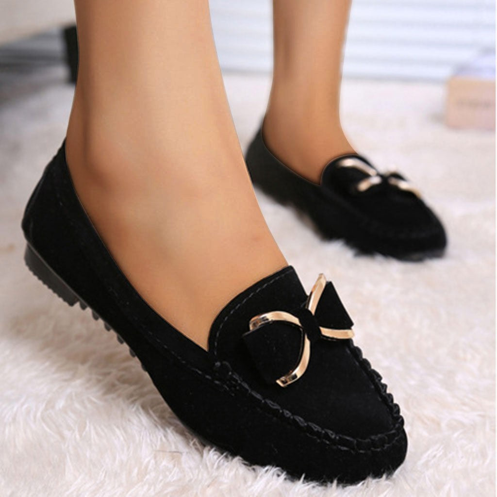 Flat shoes bowknot women's shoes