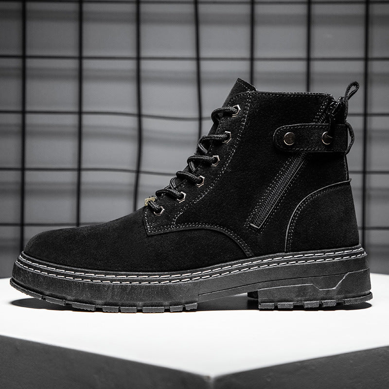 zipper casual Martin boots