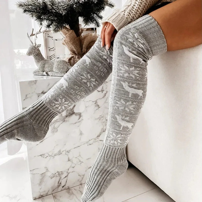 Christmas Long Socks for Ladies