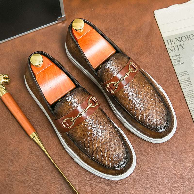 Business Casual hot Leather Shoes