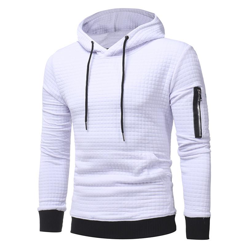 Men Sweatshirt Hoodie Zipper