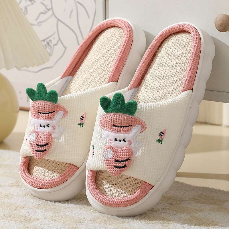 Cute Carrot Rabbit slippers