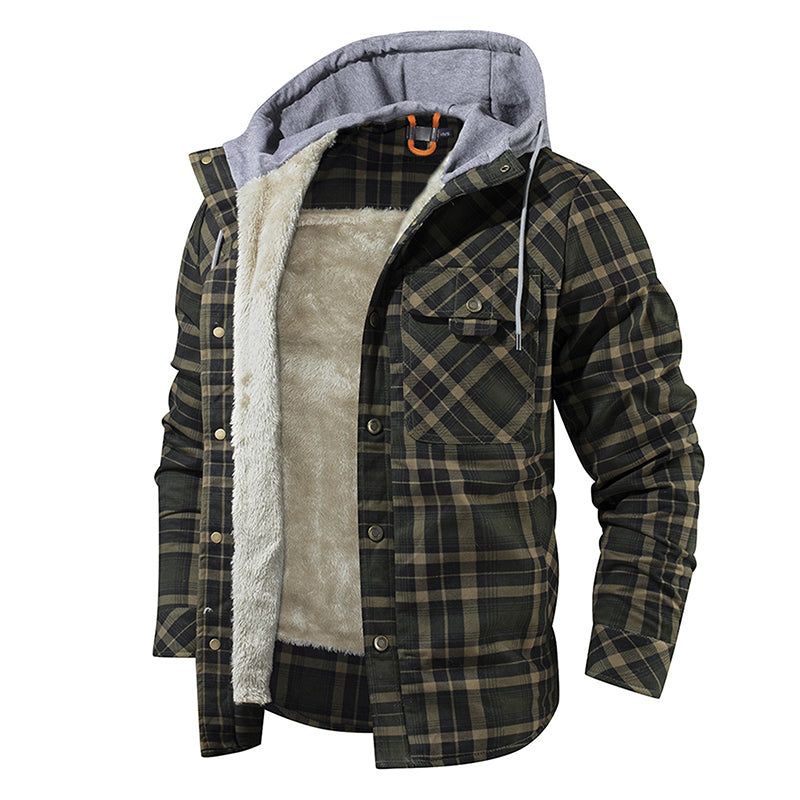 Men Warm Jacket Fleece Lining