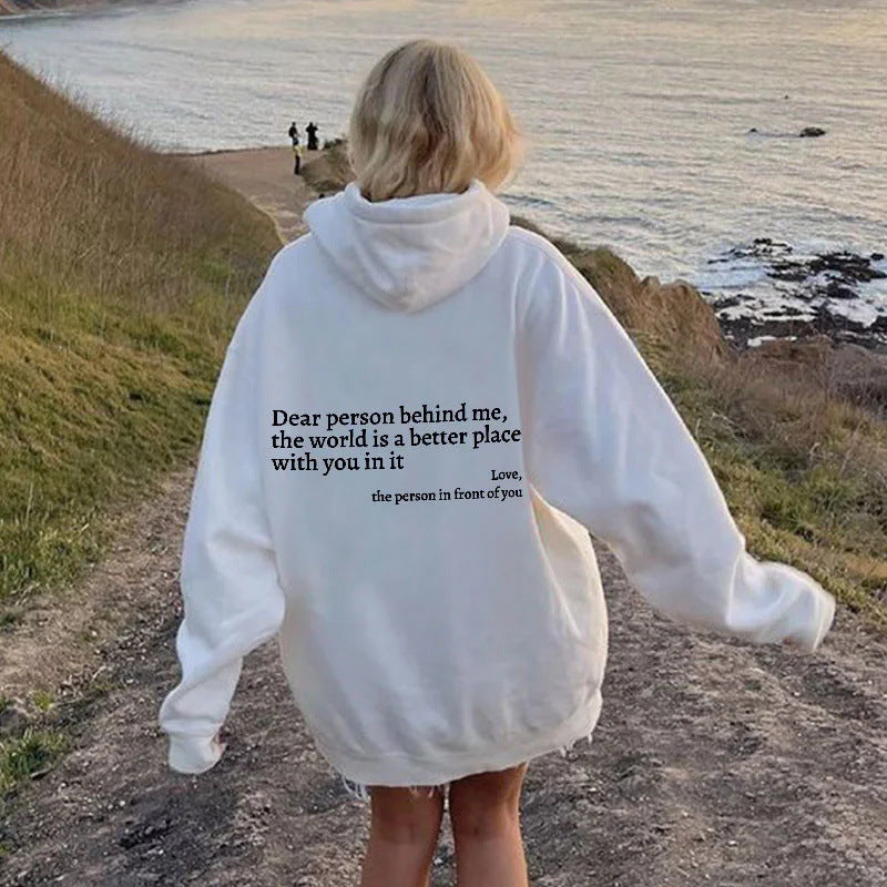 Printed Hoodie Unisex Trendy Hoodies