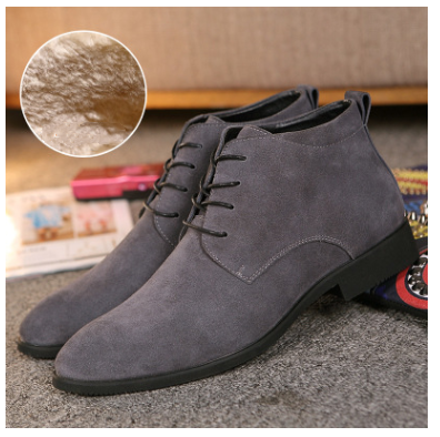 Winter men's shoes velvet