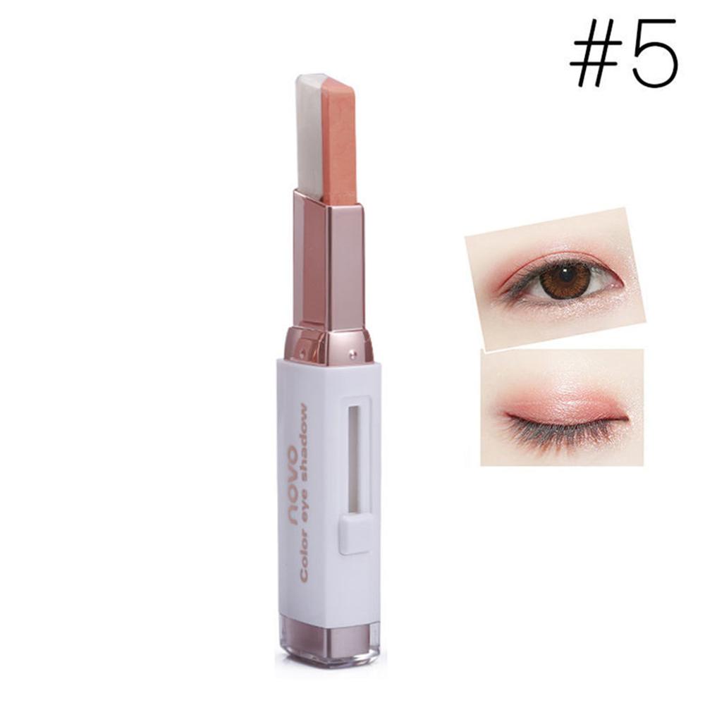 Two-color eye shadow stick