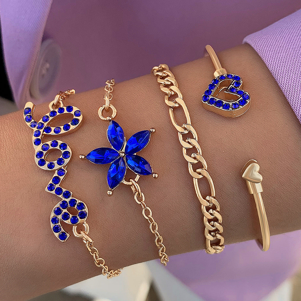 Love Butterfly Bracelet Set