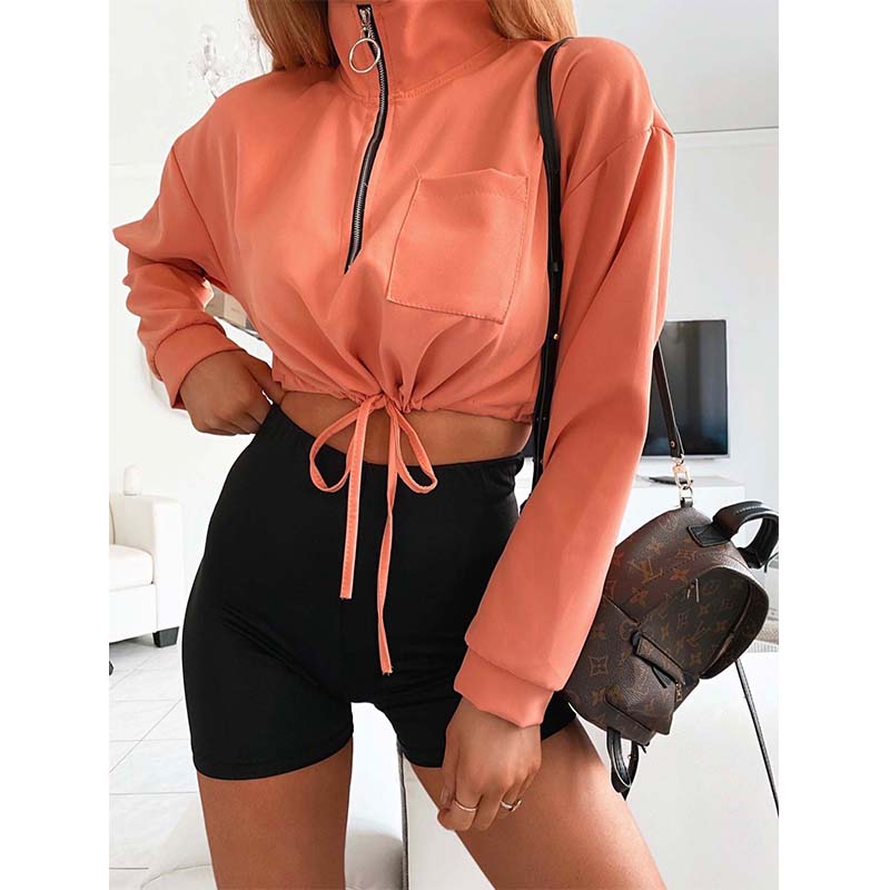 Women Short Hoodies Sexy