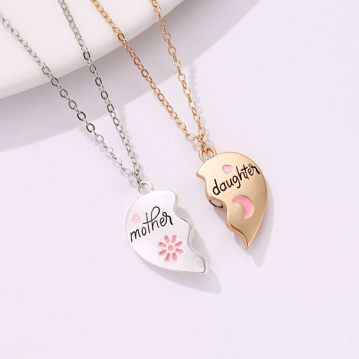 2PCS Set Jewelry Mother Daughter