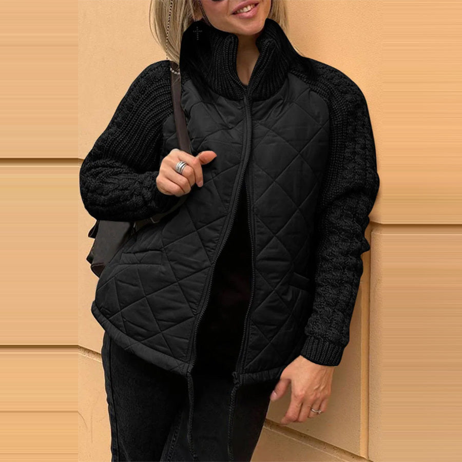 Zipper Coat Winter Warm Tops