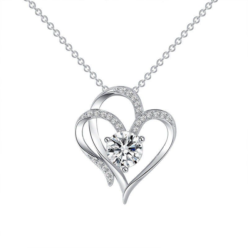 Heart-shaped Necklace Clavicle Chain