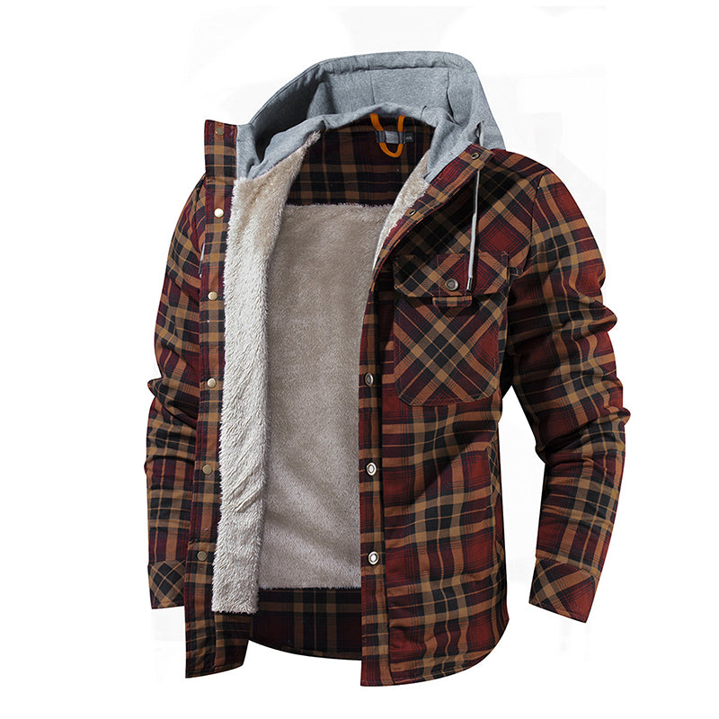 Men Warm Jacket Fleece Lining