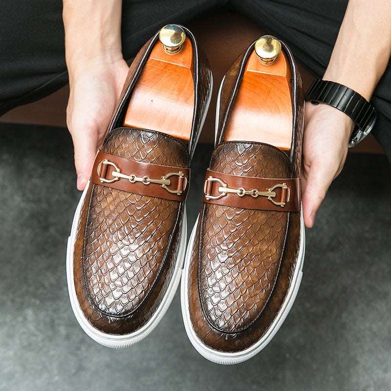 Business Casual hot Leather Shoes