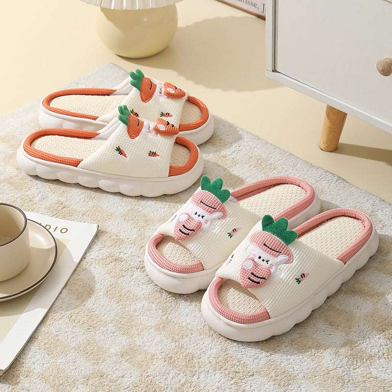 Cute Carrot Rabbit slippers