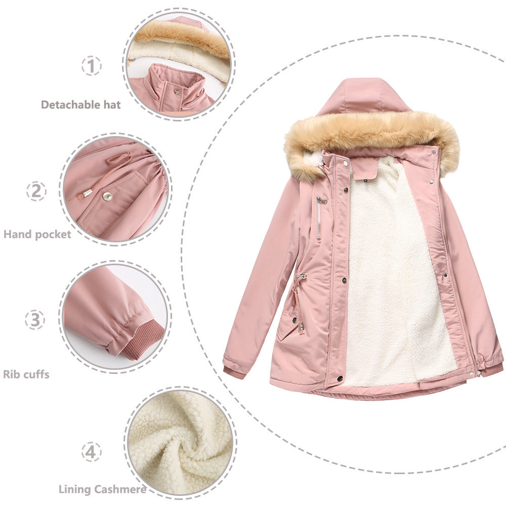 Winter Coat Hooded  Jacket