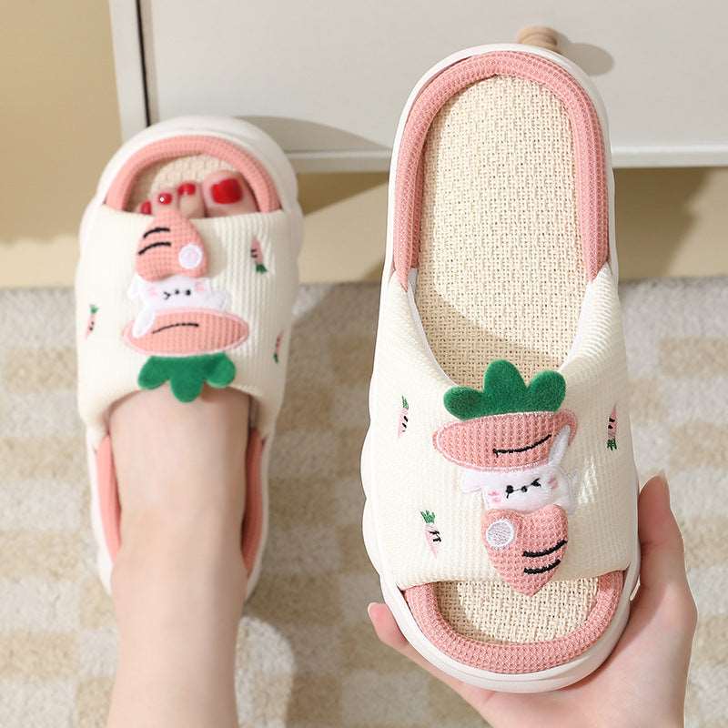 Cute Carrot Rabbit slippers