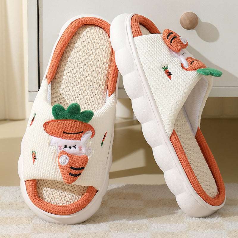 Cute Carrot Rabbit slippers