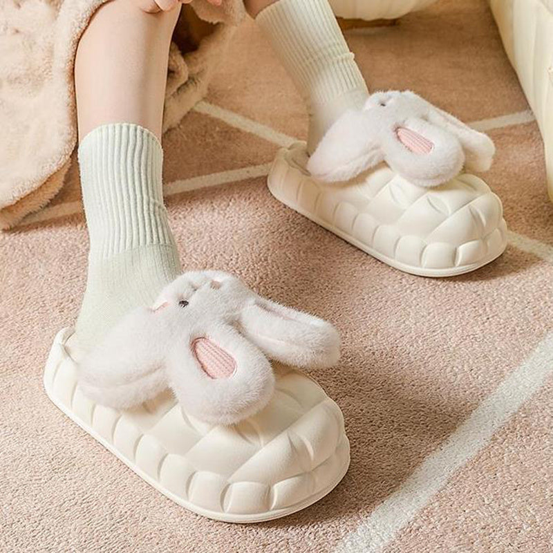 Rabbit Winter Fuzzy Slippers