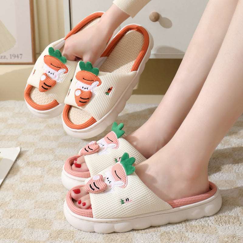 Cute Carrot Rabbit slippers