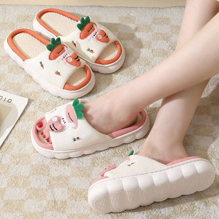 Cute Carrot Rabbit slippers